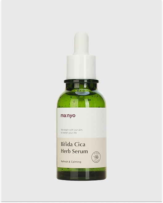 успокаивающая сыворотка для лица ma:nyo “bifida cica herb serum”, 50ml