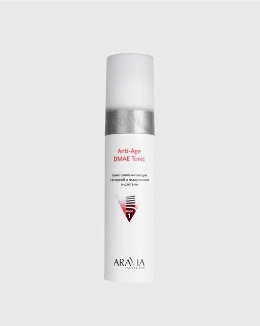 тоник омолаживающий с янтарной и гиалуроновой кислотами anti-age dmae tonic, 250 мл