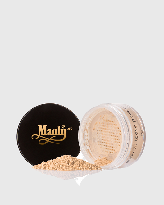 mpw02 рассыпчатая матирующая минеральная пудра тонкого помола manly pro 