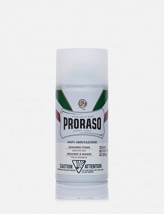 пена для бритья для чувствительной кожи с зеленым чаем и овсом 300 мл