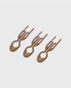 Бокс (3 шт) Шпилька Hairpin No1 - Мокачино (Mochaccino)