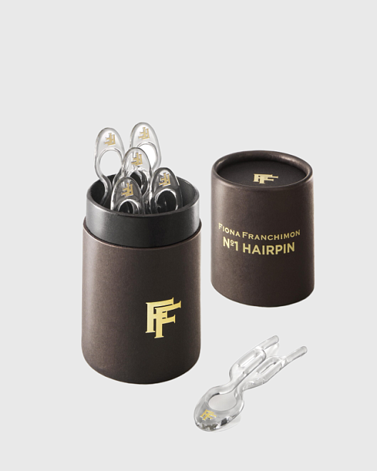 тубус (5 шт) шпилька hairpin no1 - прозрачная (transparent)