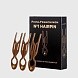 бокс (3 шт) шпилька hairpin no1 - мокачино (mochaccino)